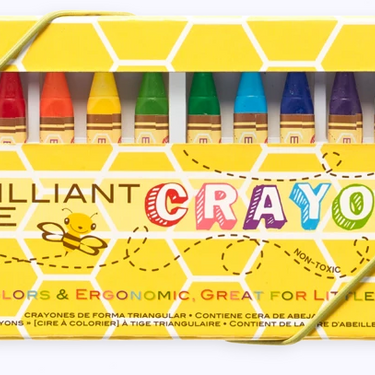 Ooly Brilliant Bee Crayons - Set of 12