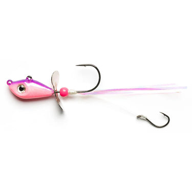 Mustad Fishing Addicted Walleye Death Spinner 3/4oz (Pink/Purple)