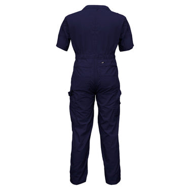 Key Poplin Unlined Short Sleeve Coveralls (Navy) Size XLS
