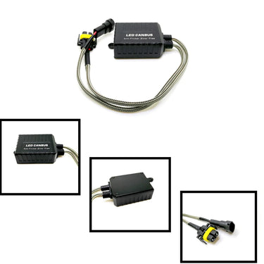 Auxbeam H11/h9/h8 C20-model Decoder-pro Enhanced Led Headlight Bulbs Canbus Decoder Harness Resistor Conversion Kit 2pcs/set