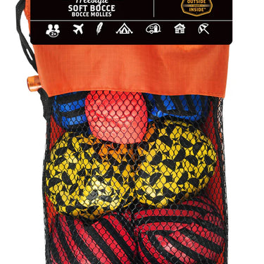 Franklin Sports 50110 Starter Bocce Set, 90 mm Dia, Polyethylene, Green/Red/Yellow