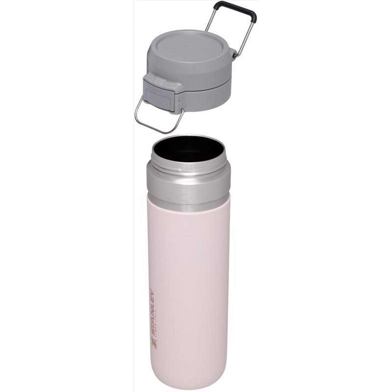 Load image into Gallery viewer, Stanley The Quick Flip 24 Oz BPA Free Double Wall Vacuum Insulation Insulated Bottle - Rose Quartz
