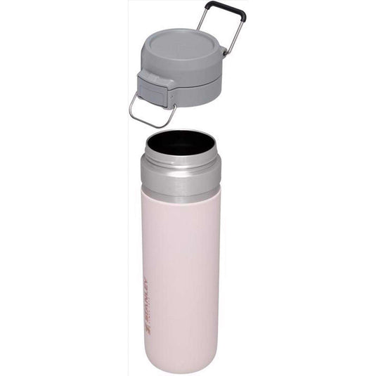 Stanley The Quick Flip 24 Oz BPA Free Double Wall Vacuum Insulation Insulated Bottle - Rose Quartz