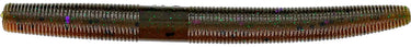 Gary Yamamoto Senko 4" Soft Plastic Stick Bait (Green Pumpkin/Purple, Black & Emerald Flake)