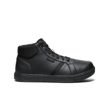 Keen Men's PTC Kenton Mid Work Shoe (Soft Toe) Black/Black 13EE
