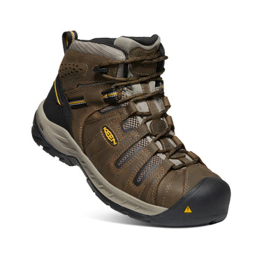 Keen Men's Flint II Boot (Steel Toe) 11.5EE Cascade Brown/Golden Rod