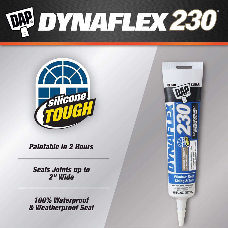 Load image into Gallery viewer, DAP Dynaflex 230 Clear Premium Latex Sealant 5.5 oz
