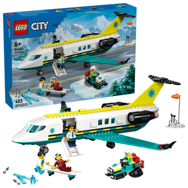 LEGO® City Emergency Air Ambulance Airplane