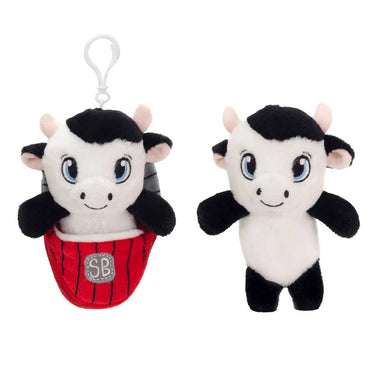 Pocket Swaddles - 4.5in Cow Keyclip