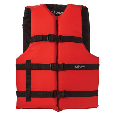 Onyx Adult Boating Vest Red 3XL