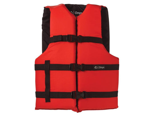 Onyx Adult Boating Vest Red 3XL