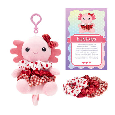Scrunch Bunch 6" Axolotl Keyclip