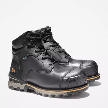 Timberland Men's Boondock 6" Composite Toe Waterproof Work Boot (Black) Size 11W