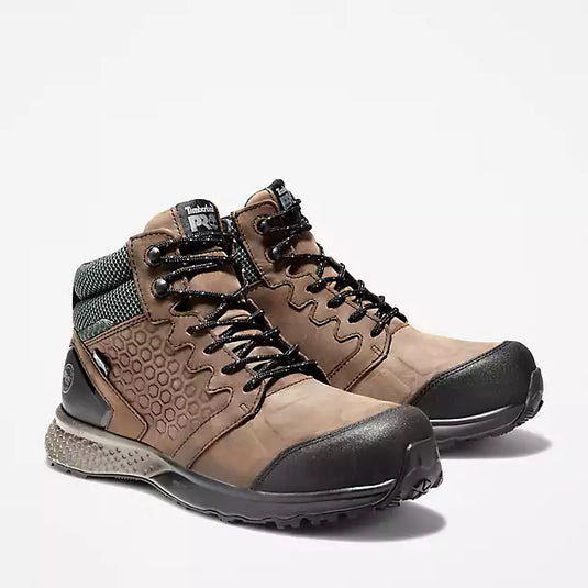 Timberland Men's Reaxion Composite Toe Waterproof Work Sneaker 9.5W