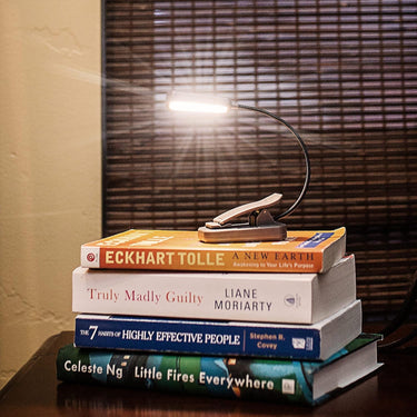 LuxPro Rechargeable Warm 6 LED Lightweight Book Light