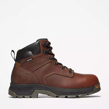 Timberland Men's TiTAN EV 6" Composite Toe Waterproof Work Boot (Brown) Size 9W