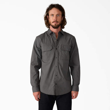 Dickies Tradebuilt Utility Long Sleeve Work Shirt (Slate Grey) Size XL