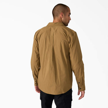 Dickies Tradebuilt Utility Long Sleeve Work Shirt (Coyote Brown) Size L