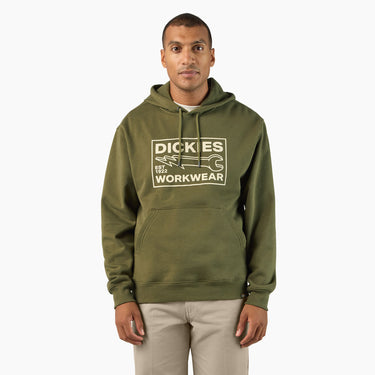 Dickies Full Charge Graphic Hoodie (Military Green) Size L