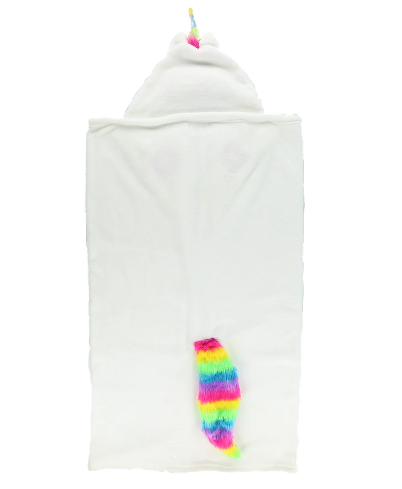 Load image into Gallery viewer, Unicorn Critter Hooded Blanket
