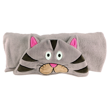 Cat Kid's Hooded Blanket