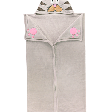Cat Kid's Hooded Blanket