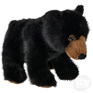 12" Animal Den Black Bear Plush