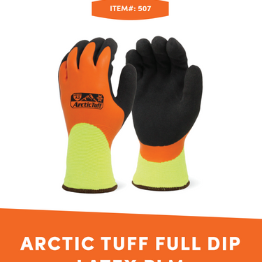 Artic Tuff Full Dip Latex Palm Glove 2X Large