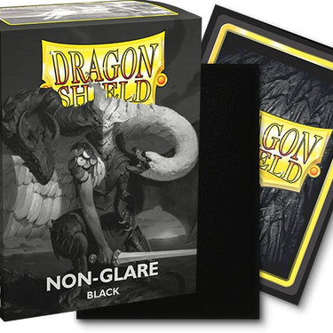 Dragon Shield Sleeves: Standard Non-Glare Matte - Black 100CT