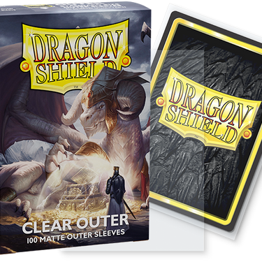 Dragon Shield Sleeves: Outer Sleeves Standard Matte - Clear 100CT