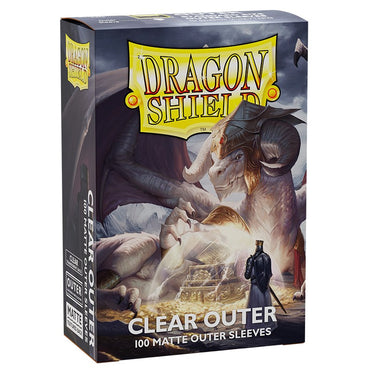 Dragon Shield Sleeves: Outer Sleeves Standard Matte - Clear 100CT