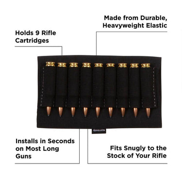 Allen Rifle Buttstock Cartridge Holder