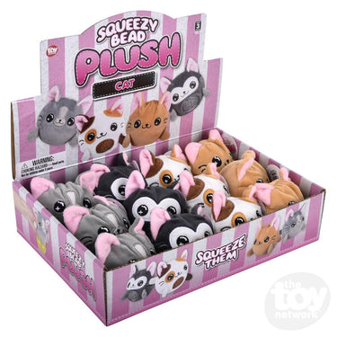 3" Cat Squeezy Bead Plush (Sold Separately)
