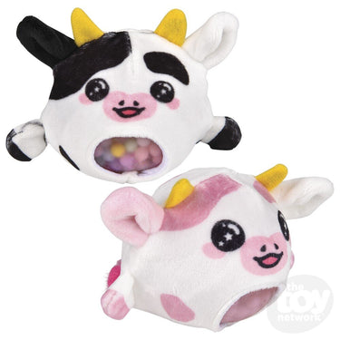 3" Cow Squeezy Bead Plush (Sold Separately)