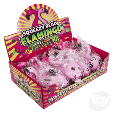 6" Squeezy Bead Flamingo Ball (Sold Separately)