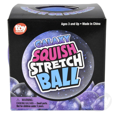 4" Squish And Stretch Galaxy Gummy Ball