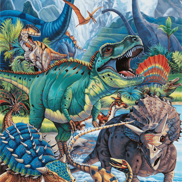 Dinos By Jenny Newland Poster
