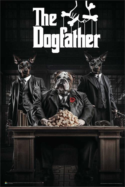 The Dogfather by Daveed Benito Poster