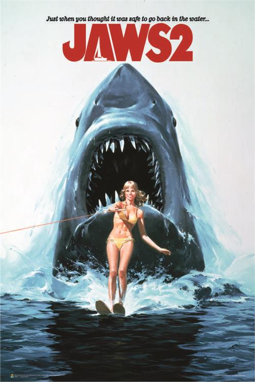Jaws 2 One Sheet Movie Poster