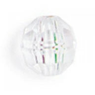 Fish Eye Tackle 6mm Plastic Faceted Beads 30ct (Clear Crystal)