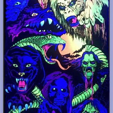 Nightmare Creatures Black Light Poster