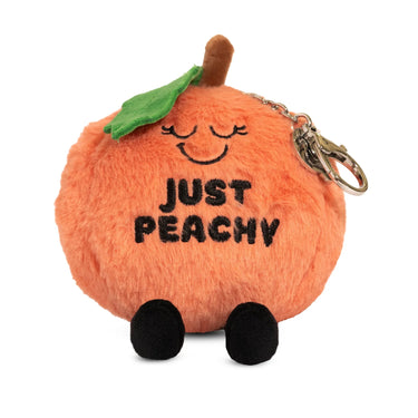 "Just Peachy" Peach Plush Bag Charm
