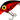 Brad's Wiggler Series Wiggler Fluorescent Red & Black Herringbone
