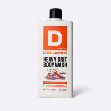 Duke Cannon Mandarin & Fresh Mint Heavy Grit Deep Cleaning Body Wash