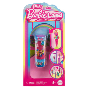 Barbie Mini BarbieLand Pop Reveal Dolls 1.5-inch Doll with Surprise Sensory Reveal (Styles May Vary 1 Figure per purchase)