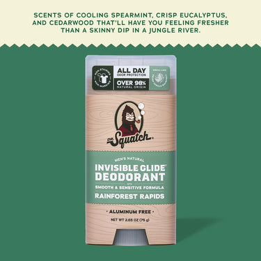 Dr. Squatch Rainforest Rapids Invisible Glide Deodorant