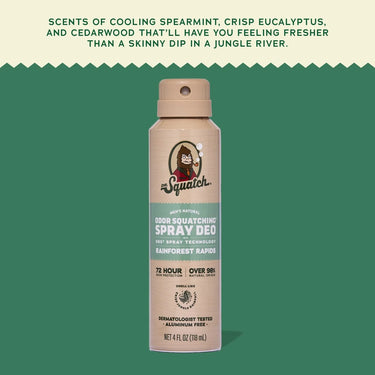 Dr. Squatch Rainforest Rapids Spray Deodorant