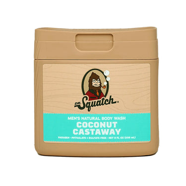 Dr. Squatch Coconut Castaway Body Wash 8oz