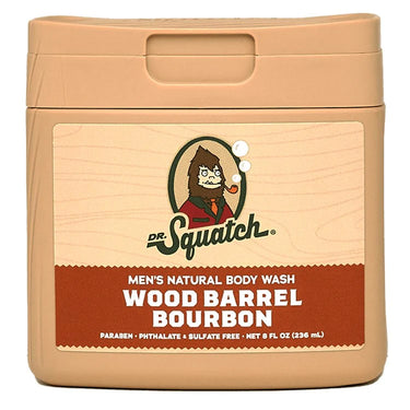 Dr.Squatch Wood Barrel Bourbon Body Wash 8oz
