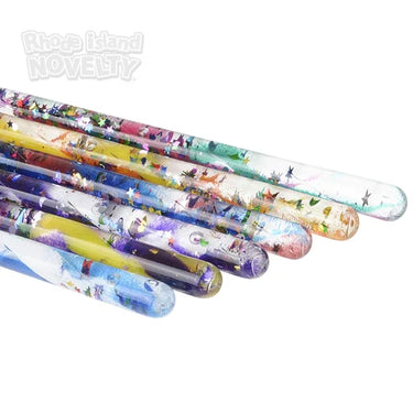 12" Jumbo Spiral Glitter Wand